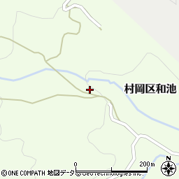 兵庫県美方郡香美町村岡区和池301-1周辺の地図