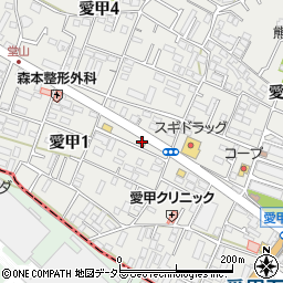 サーティワンアイスクリーム愛甲石田店周辺の地図
