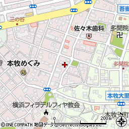 平野花店周辺の地図