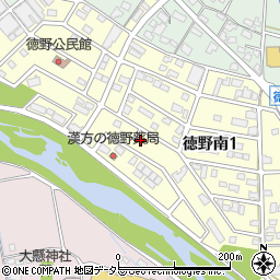 岐阜県可児市徳野南周辺の地図