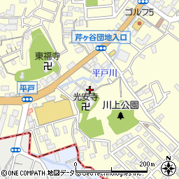 神奈川県横浜市戸塚区平戸町346周辺の地図