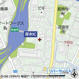 神奈川県厚木市岡田3132周辺の地図