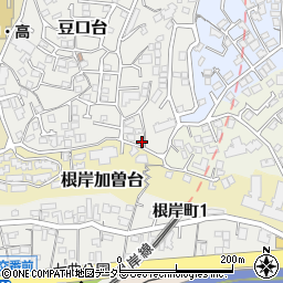 神奈川県横浜市中区豆口台73周辺の地図