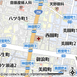 岐阜商工会議所周辺の地図