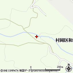 兵庫県美方郡香美町村岡区和池317周辺の地図