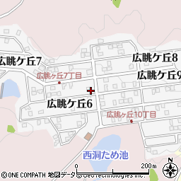 岐阜県可児市広眺ケ丘周辺の地図