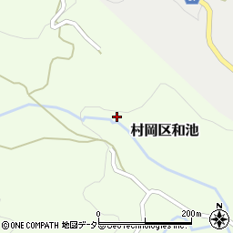 兵庫県美方郡香美町村岡区和池288周辺の地図