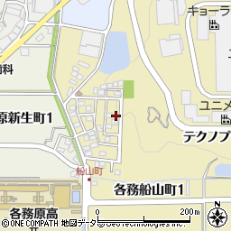 岐阜県各務原市各務船山町1丁目90周辺の地図