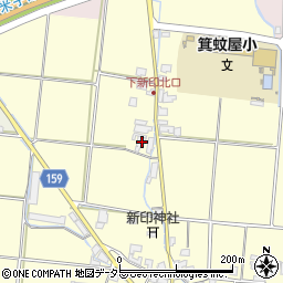 鳥取県米子市下新印262周辺の地図