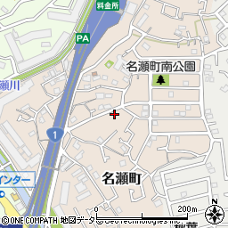 神奈川県横浜市戸塚区名瀬町184周辺の地図