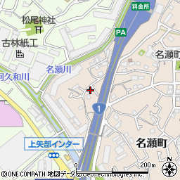 神奈川県横浜市戸塚区名瀬町205周辺の地図