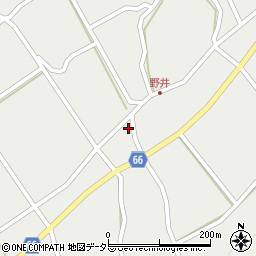 岐阜県恵那市三郷町野井1906周辺の地図