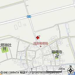 浅井郵便局 ＡＴＭ周辺の地図
