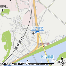 兵庫県養父市八鹿町上小田501-1周辺の地図