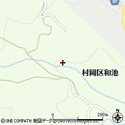 兵庫県美方郡香美町村岡区和池325周辺の地図