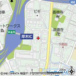 神奈川県厚木市岡田3126周辺の地図