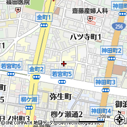 岐阜県岐阜市弥八町周辺の地図