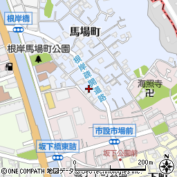 神奈川県横浜市磯子区馬場町3周辺の地図