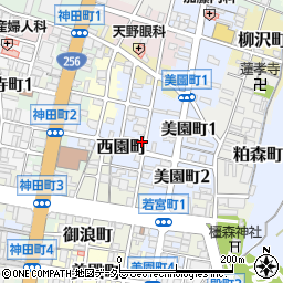 岐阜県岐阜市西園町10周辺の地図