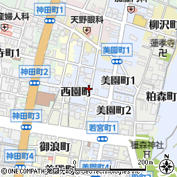 岐阜県岐阜市西園町10周辺の地図