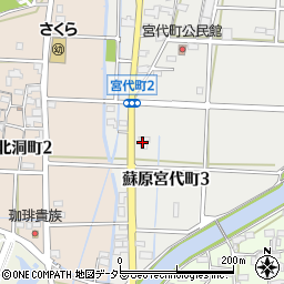 馬喰一台各務原店周辺の地図