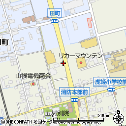 滋賀県長浜市五村周辺の地図