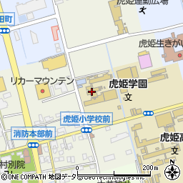 長浜市立虎姫学園周辺の地図