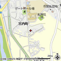 島根県安来市安来町84周辺の地図
