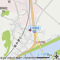 兵庫県養父市八鹿町上小田570-3周辺の地図