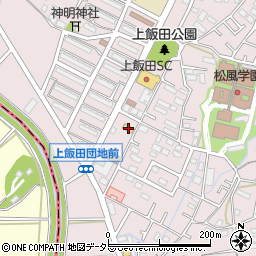 ファミリーマート横浜上飯田団地店周辺の地図