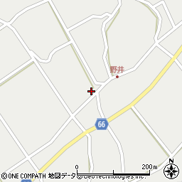 岐阜県恵那市三郷町野井1984周辺の地図