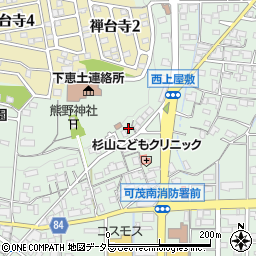 岐阜県可児市下恵土1648周辺の地図