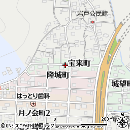 岐阜県岐阜市宝来町周辺の地図