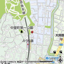 神奈川県横浜市南区中里町267周辺の地図