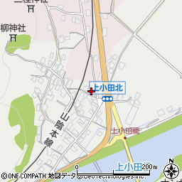 兵庫県養父市八鹿町上小田570-1周辺の地図