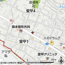 ニチイケアセンター　愛甲石田周辺の地図