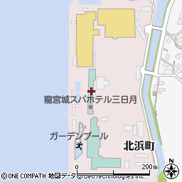 龍宮城スパホテル三日月周辺の地図