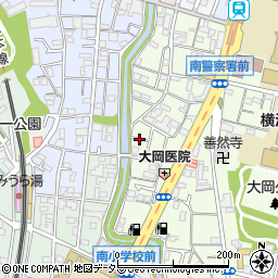 神奈川県横浜市南区大岡2丁目10周辺の地図