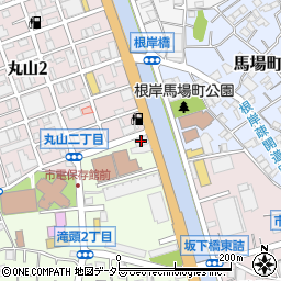 横浜信用金庫根岸橋支店周辺の地図