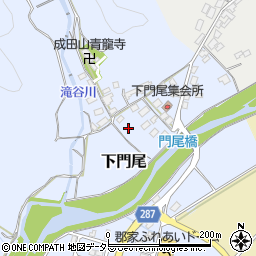 鳥取県八頭郡八頭町下門尾周辺の地図