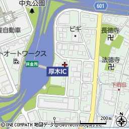 神奈川県厚木市岡田3090-1周辺の地図