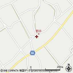 岐阜県恵那市三郷町野井1921周辺の地図