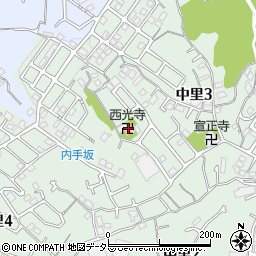 [葬儀場]西光寺 大師堂周辺の地図