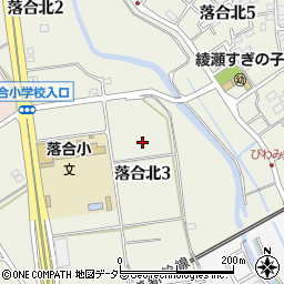 神奈川県綾瀬市落合北3丁目9周辺の地図