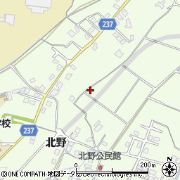 鳥取県倉吉市北野周辺の地図
