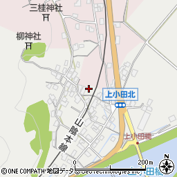 兵庫県養父市八鹿町上小田477周辺の地図