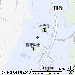 千葉県長生郡長柄町田代周辺の地図