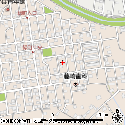 千葉県茂原市緑町周辺の地図