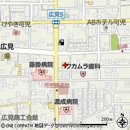 宝島可児店周辺の地図