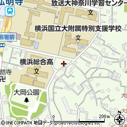 神奈川県横浜市南区大岡2丁目30周辺の地図